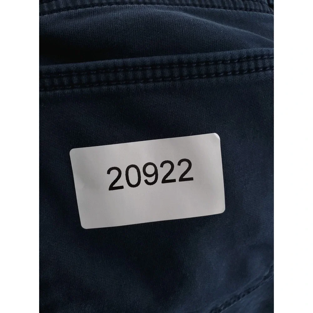 Banana Republic Travel Jean Mens 31x30 Navy Blue Slim Fit Tapered Chino Stretch